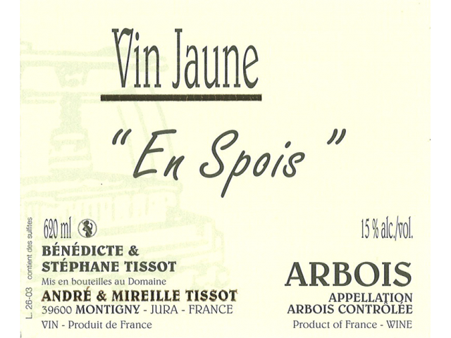 Vin Jaune label, Tissot