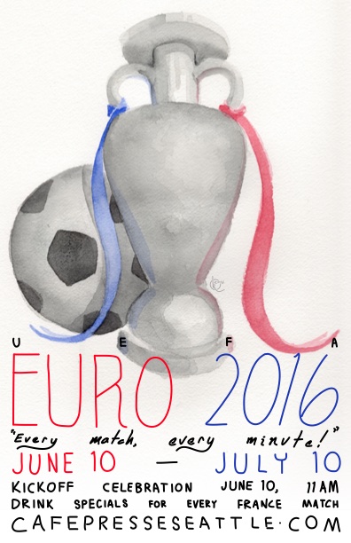Euro 2016 at Cafe Presse