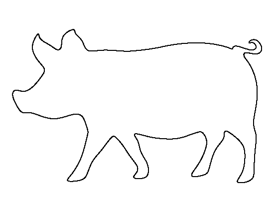 Pig outline
